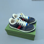 Gucci Distressed Screener Low-Top Sneakers