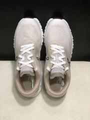 On Cloud 6 Push Sneakers in White and Beige