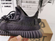 Yeezy 350 V2 Kids Sneakers in Black and Gum