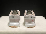 On Cloud 6 Push Sneakers in White and Beige